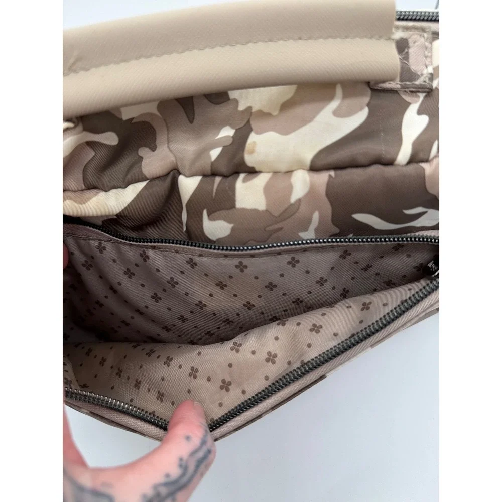 Lug Trolley 2 Crossbody Bag Camo Taupe Unisex Travel Organizer Quilted Bag